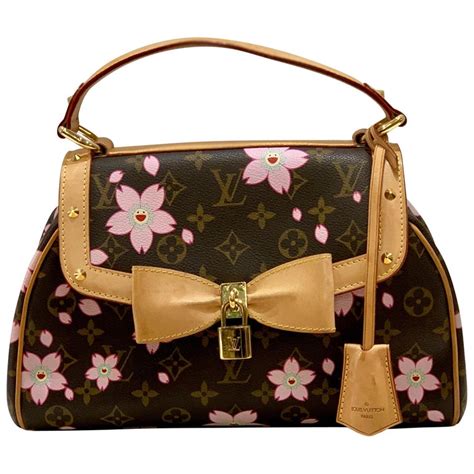 lv pink purse|louis vuitton pink flower purse.